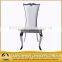 white bend stainless steel legs wedding chair restaurant chair