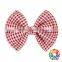 sweet little girls hair accessories orange grid hair bow for kids