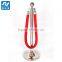 rope barrier stanchions with velvet rope end hooks for sale