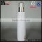 wholesale super price 200ml plastic spray bottle white plastic spray bottle round plastic triger spray bottle with silver pump