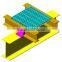 FRP GRP Fiberglass Assembled Structural Gratings Platform Anticorrosion