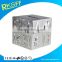 cube silver alphabet and animal money bank/coin bank box for kid christmas gift