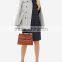 women's plaid shirt dress with Removable self-tie belt