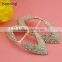 Newest bling rhinestone alloy bulk belt buckle WCK-1341