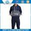 Professional breathable 100% blank polyester hoodie with 21S yarn