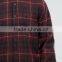 Long Sleeve Button Down Collar Mens Pre-Shrunk 85% Polyester 15% Wool Breathable Regular Fit Casual Check Print Shirts