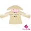 2017 New Design Baby Clothing Coat Sweet Children Clothing With Rabbit Ear Coat Solid Color Baby Boys&Girls Jacket