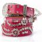 Colorful Leather Belts for Girls Garment Accessories Belt High Quality Women Lleather Belt