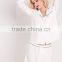 New Arrival Contrast Pipi Pyjama Set Wholesale Adult Women Pajama White