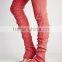 High quality women solid color tight high protection yoga palite wear sleeve