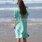 Cotton Terry Bath Robe With Hooded Poncho Beach Towel China Supplier