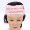 Customized Logo Print Sport Elastic Headband Turban