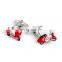 Fancy Motorcycle Shirt Cufflinks Red Men