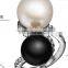 2017 Natural Pearl Ring Freshwater Ring For Women Crystal Natural Pearl Ring
