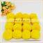 Factory wholesale Customize Size 8cm Genuine Colorful Rex Rabbit Fur Pom Poms