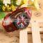 Custom design your own brand logo tags british style upscale quality men watch with Union Jack