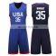 Red color best cheap wholesale printing basketball jersey design 2016