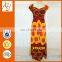 Hot sale african evening dresses women print kaftan design summer dresses
