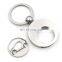 Car shape matt finish shopping cart token keying trolley coin lock keyring with holder