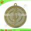 Hot sell custom desig paint gold plated 50th wedding anniversary souvenir medal
