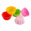 Free Sample Food Grade Heat resistant Nontoxic Silicone Cake Mold Baking Mousse Pudding Chocolate Mold Tool Flower Shape