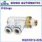 GOGO ATC KQ2VD12-02S O.D 12mm thread Rc 1/4 double universal male elbow one-touch fittings pneumatic components