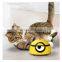 Automatic interactive cat teaser toy Crazy Walking Minions teasing toy