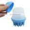 Wholesale Rubber Silicone Washing Cleaning Dog Cat Pet Hair Shower Brush with Bath Liquid Storage