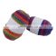 Wholesale 100g AB rainbow color blend blended hand knitting acrylic wool yarn for weaving