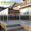 Pemco Factory Price Polished Finished 304/316 Glass Balcony Outdoor Metal Stair Railing