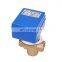 CR01 CR02 CR05 hot water control valve micro valve 3 way T port  mini electric motor operated valve