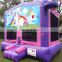 Princess Pink and Purple Unicorn Bounce House Inflatable Jumping Castle Bouncey House For Children