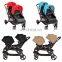 Luxurious Metal Double Pram Foldable Baby Stroller Travel Pushchair/stroller For Twin Carrier Cheap