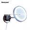 Single Arm Hotel Bath Room 3 Magnifying Mirror with Led Light