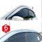 Chrome door visor side window deflector shade sun rain shield silver strips guard for Hyundai ENCINO 2018-2019