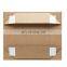 Deluxe shallow kraft ribbon magnet gift ribbon tie box wholesale with magnetic lid