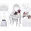 Bedroom furniture modern white  vanity makeup dressing table  for women