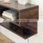 Floating Nightstand  Natural Walnut