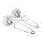 Customized Logo Loose Leaf teapot Kitchen accessories stainless steel tea strainer infuser