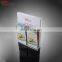 3pocket leaflet display clear custom A4 acrylic brochure holder