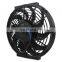 JDM racing black slim 12 inch push pull radiator engine bay cooling fan universal 12v