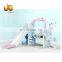 Hot sale baby play set indoor plastic slide plastic swing