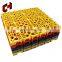50Mm Black Orange Corner Floor Connectors Checkered Covering Exhibition Basketball Court Tiles Interlocking For Children Kid