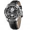 MEGIR 2015 Young mens quartz wristwatch chronograph analog water resistant fashion drop shipping leather men watches top quality
