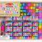 170 jigsaw puzzle cubes with letters72 beads in different shapes colourful strings puzzle game available letters in puzzle box