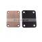 Custom Engraved Logo Guitar Neck Joint Plate CNC Milling Service