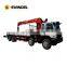 New 10 ton SPS25000 with four-section straight boom crane truck price