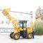 China hydraulic backhoe loader mini wheel loader digger for sale