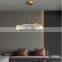 Industrial Hanging Lamp Metal Black Color With Acrylic LED Chandelier Light Vintage Pendant Lamp