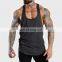 Custom Sports Muscle Bodybuilding Dry Fit Plain Tank Tops Gym Running Singlets Stringer tanktop